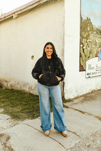 Load image into Gallery viewer, Y'all Fly Black Puffer Jacket