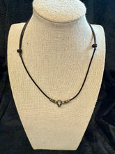 Load image into Gallery viewer, Nova Sugar Skull & Leather Necklace