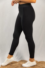Load image into Gallery viewer, Black Stitch Detail Leggings