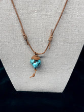 Load image into Gallery viewer, Gemma Stone & Leather Necklace