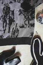 Load image into Gallery viewer, Rhinestone Cowboy Black Sweater