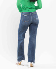 Load image into Gallery viewer, Judy Blue 90's Distressed Dark Wash Jeans