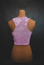 Load image into Gallery viewer, Chillville Lavender Crop Tank