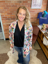 Load image into Gallery viewer, Margarita Mondays Floral Cardigan