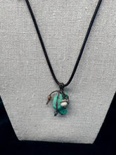 Load image into Gallery viewer, Gemma Stone & Leather Necklace