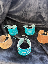 Load image into Gallery viewer, Sasha Genuine Leather Shredded Cuffs