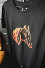 Load image into Gallery viewer, Copper Mane Black Tee
