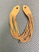 Load image into Gallery viewer, Genuine Leather Tan Shredded Necklace