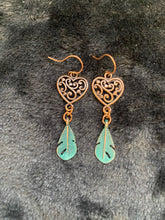 Load image into Gallery viewer, Isabella Heart Earrings