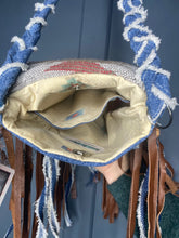 Load image into Gallery viewer, LLO'riginals RIO Denim & Leather Bag