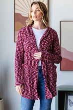 Load image into Gallery viewer, Amazing Grace Burgundy Knit Cardigan
