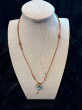 Load image into Gallery viewer, Gemma Stone & Leather Necklace