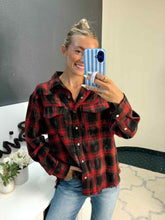 Load image into Gallery viewer, On The Road Again Red Flannel