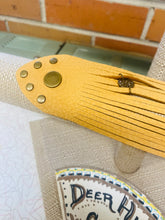 Load image into Gallery viewer, Tan Genuine Leather Shredded Cuffs