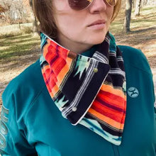 Load image into Gallery viewer, Franklin Minky Cowboy Cowl