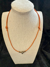 Load image into Gallery viewer, Nova Sugar Skull & Leather Necklace