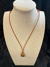 Load image into Gallery viewer, Carly Heart & Leather Necklace