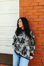 Load image into Gallery viewer, Rhinestone Cowboy Black Sweater