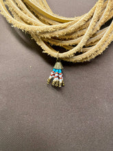 Load image into Gallery viewer, Genuine Leather Tan Shredded Necklace