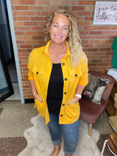 Load image into Gallery viewer, Small Town Gold Shacket