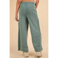 Load image into Gallery viewer, Vintage Wash Sage Lounge Pants