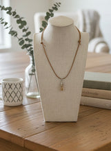 Load image into Gallery viewer, Evelynn Teardrop Leather Necklace