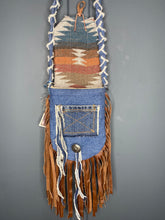 Load image into Gallery viewer, LLO'riginals RIO Denim & Leather Bag