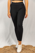 Load image into Gallery viewer, Black Stitch Detail Leggings