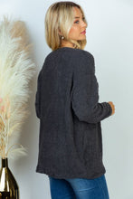 Load image into Gallery viewer, One Last Thing Charcoal Sweater