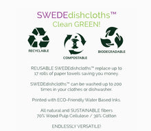 Load image into Gallery viewer, SWEDE Dish Cloths