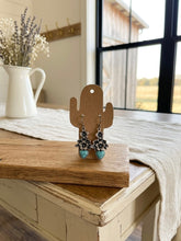 Load image into Gallery viewer, Josie Turquoise Drop Earrings