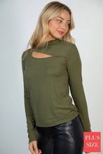 Load image into Gallery viewer, Guitar Town Olive Top