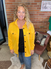 Load image into Gallery viewer, Small Town Gold Shacket