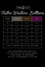 Load image into Gallery viewer, Retro Western Reversible Swimsuit Bottoms