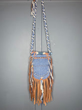 Load image into Gallery viewer, LLO'riginals RIO Denim & Leather Bag