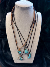 Load image into Gallery viewer, Gemma Stone & Leather Necklace