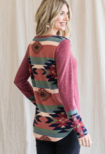 Load image into Gallery viewer, Down the River Aztec Top