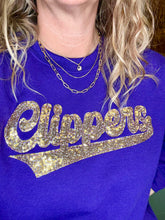Load image into Gallery viewer, Clippers Purple Crewneck Sweatshirt