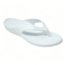 Load image into Gallery viewer, DAWGS Women's White Flip Flops