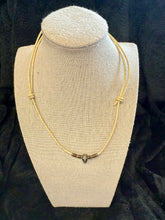 Load image into Gallery viewer, Nova Sugar Skull & Leather Necklace