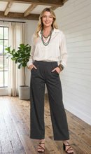Load image into Gallery viewer, Black Tie Affair Grey Dress Pants
