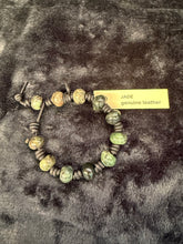 Load image into Gallery viewer, Knotted Leather & Gemstone Bracelets