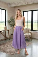 Load image into Gallery viewer, Lady Lila Lavender Maxi Skirt
