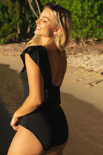 Load image into Gallery viewer, Beach Bliss Black Swimsuit