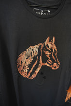Load image into Gallery viewer, Copper Mane Black Tee