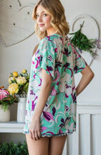 Load image into Gallery viewer, At Last Mint Floral Top
