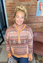 Load image into Gallery viewer, On My Mind Rust Hoodie