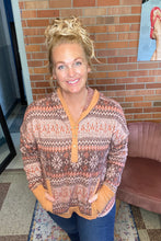 Load image into Gallery viewer, On My Mind Rust Hoodie