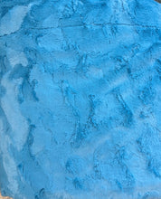 Load image into Gallery viewer, Rose Cuddles Sky Blue Minky Blanket