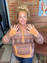 Load image into Gallery viewer, On My Mind Rust Hoodie